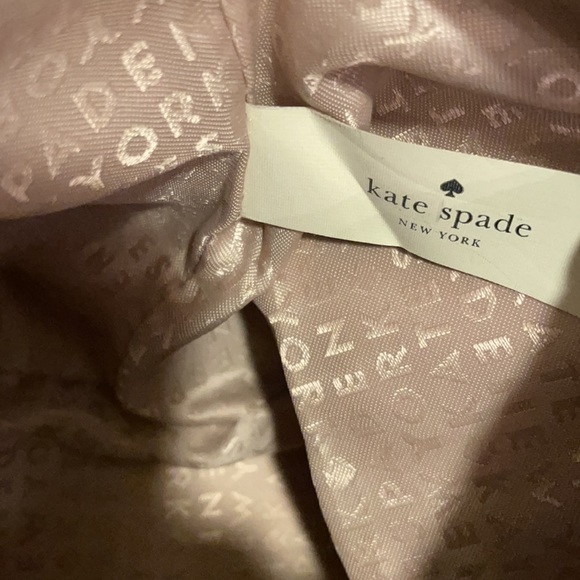 Kate Spade small Harmony Metro Perforated patent & leather Heart Red Tote Bag - Picture 10 of 16